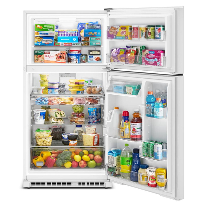 Maytag 33\" 21 Cu. Ft. Wide Top Mount Refrigerator with Garage Mode - White - MRTX5121TW