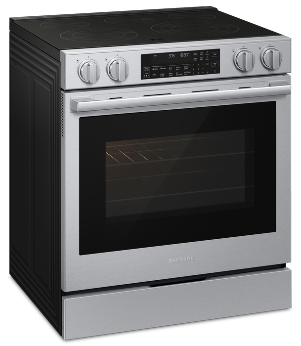 Samsung 6.3 Cu. Ft. Smart Electric Slide In Range with Air Fry – Stainless Steel - NSE90H63SRAC