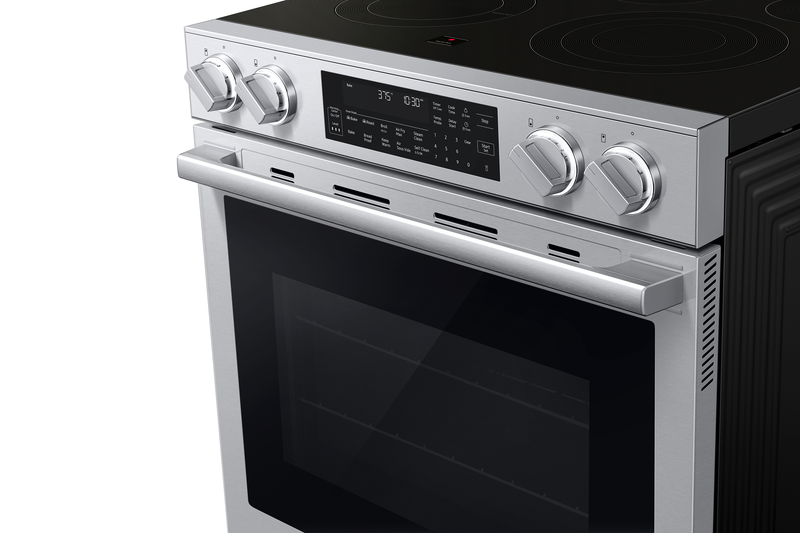 Samsung 6.3 Cu. Ft. Smart Electric Slide In Range with Air Fry – Stainless Steel - NSE90H63SRAC