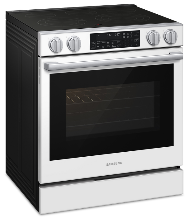 Samsung 6.3 Cu. Ft. Smart Electric Slide In Range with Air Fry Max - White - NSE90H63SWAC