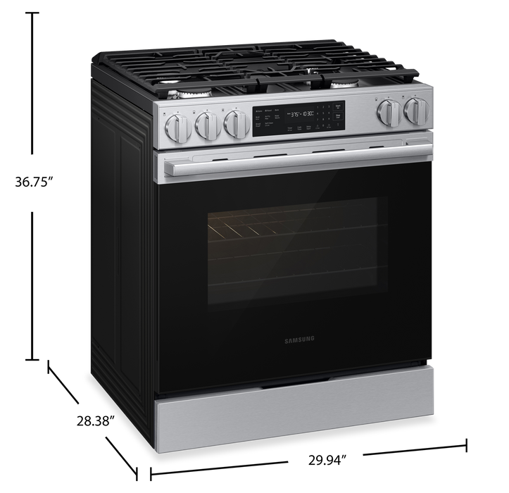 Samsung 6.0 Cu. Ft. Slide In Convection Range with Air Fry Max –  Stainless Steel - NSG70H60SRAA