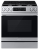 Samsung 6 Cu. Ft. Slide-In True Convection Range with Air Fry Max - Stainless Steel - NSG80H60SRAA  | Cuisinière encastrée Samsung de 6 pi3 à convection véritable avec friture à air Air Fry Max - acier inoxydable - NSG80H60SRAA