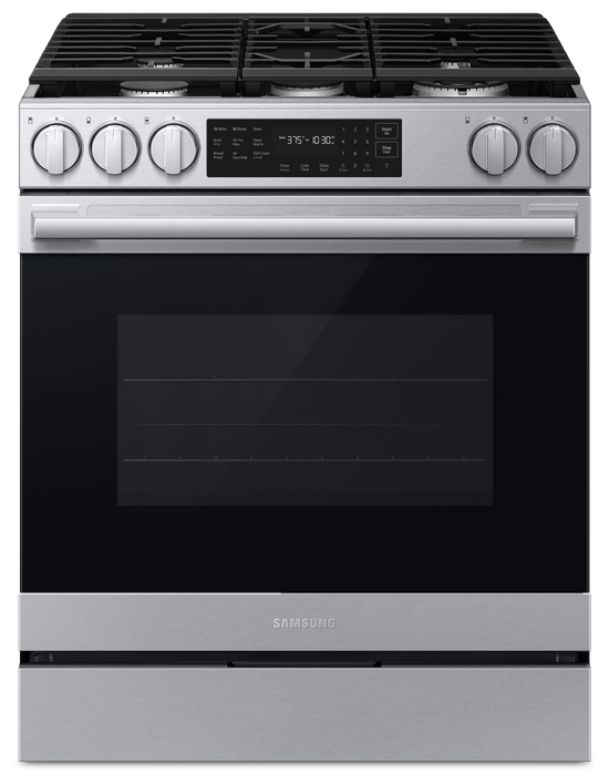 Samsung 6 Cu. Ft. Slide-In True Convection Range with Air Fry Max - Stainless Steel - NSG80H60SRAA 