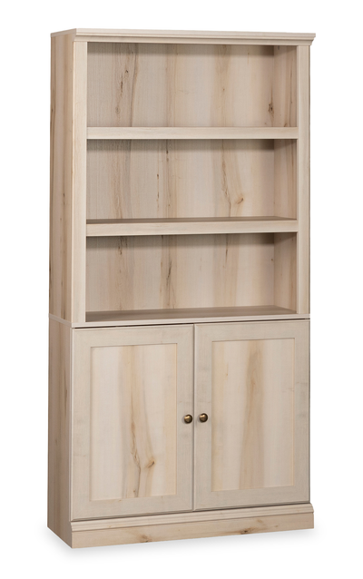 Oryn 35.28” 5-Shelf Bookcase with Storage – Pacific Maple | Bibliothèque Oryn de 35,28 po à 5 tablettes avec rangement - érable Pacifique