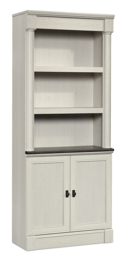 Palladia 29.37” Traditional Bookcase with Storage Cabinet – Glacier Oak | Bibliothèque traditionnelle Palladia de 29,37 po avec armoire de rangement - chêne glacier