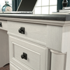 Palladia 65.12" Executive Desk with 7 Drawers – Glacier Oak | Bureau de direction Palladia de 65,12 po à 7 tiroirs - chêne glacier