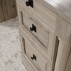 Palladia 65.12" Executive Desk with 7 Drawers – Split Oak | Bureau de direction Palladia de 65,12 po à 7 tiroirs - chêne fendu