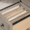Palladia 65.12" Executive Desk with 7 Drawers – Split Oak | Bureau de direction Palladia de 65,12 po à 7 tiroirs - chêne fendu