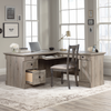 Palladia 65.12" L-Shaped Desk with 3 Drawers – Split Oak | Bureau en forme de L Palladia de 65,12 po à 3 tiroirs - chêne fendu