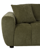 Made in Canada Pebble 70" Fabric Loveseat with Matching Accent Pillows - Green | Causeuse Pebble de 70 po fabriquée au Canada en tissu avec coussins décoratifs assortis - verte