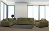 Made in Canada Pebble 70" Fabric Loveseat with Matching Accent Pillows - Green | Causeuse Pebble de 70 po fabriquée au Canada en tissu avec coussins décoratifs assortis - verte