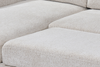 Pocket 2-piece Left-facing Linen-Look Fabric Sleeper Sectional with Storage - Beige | Sofa-lit sectionnel de gauche Pocket 2 pièces en tissu d’apparence lin avec rangement - beige