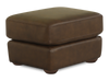 Chateau d’Ax Porto 34\" Traditional Genuine Leather Ottoman – Chocolate 