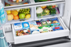Samsung Bespoke AI 33” 25 Cu. Ft. 3-Door French Door Refrigerator – Stainless Steel - RF25C5A01SRAA | Réfrigérateur à 3 portes Bespoke de Samsung de 25 pi3 et de 33 po à portes françaises avec IA - acier inoxydable - RF25C5A01SRAA