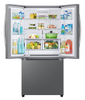 Samsung Bespoke AI 33” 25 Cu. Ft. 3-Door French Door Refrigerator – Stainless Steel - RF25C5A01SRAA | Réfrigérateur à 3 portes Bespoke de Samsung de 25 pi3 et de 33 po à portes françaises avec IA - acier inoxydable - RF25C5A01SRAA