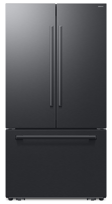 Samsung Bespoke AI 35.88” 29 Cu. Ft 3-Door French Door Refrigerator – Matte Black - RF70H30KEEAA