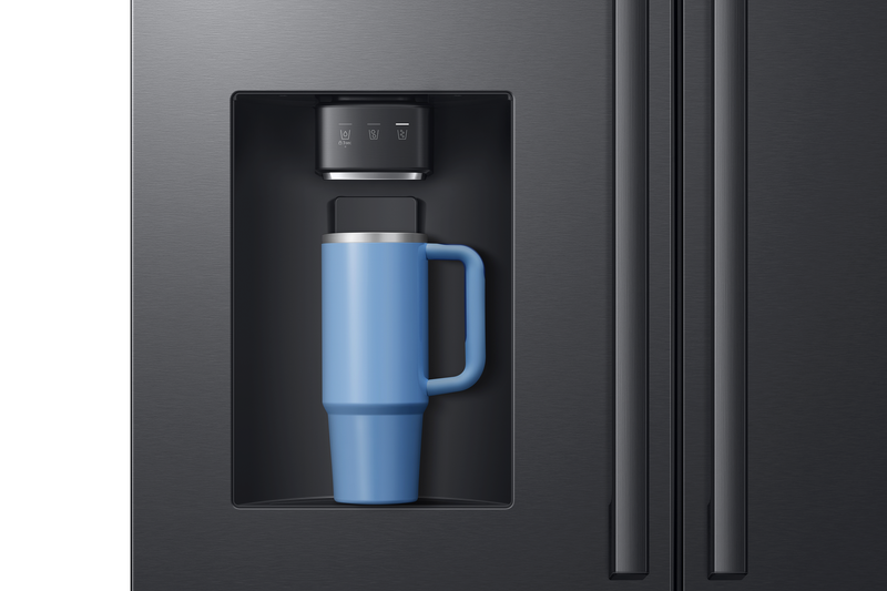 Samsung Bespoke AI 35.88” 29 Cu. Ft. 3-Door French Door Refrigerator – Black - RF70H30GEEAA