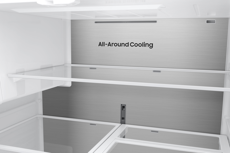 Samsung Bespoke AI 35.88” 29 Cu. Ft. 3-Door French Door Refrigerator – Silver - RF70H30HERAA