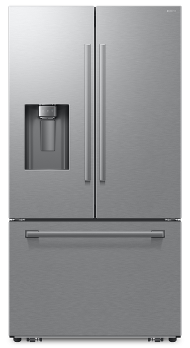 Samsung Bespoke AI 35.88” 29 Cu. Ft. 3-Door French Door Refrigerator – Silver - RF70H30HERAA