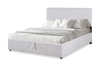 Ridge Upholstered Storage Platform Bed in Grey Fabric - Queen Size | Lit plateforme rembourré Ridge en tissu gris avec rangement - format grand lit