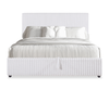Ridge Upholstered Storage Platform Bed in Grey Fabric - Queen Size | Lit plateforme rembourré Ridge en tissu gris avec rangement - format grand lit