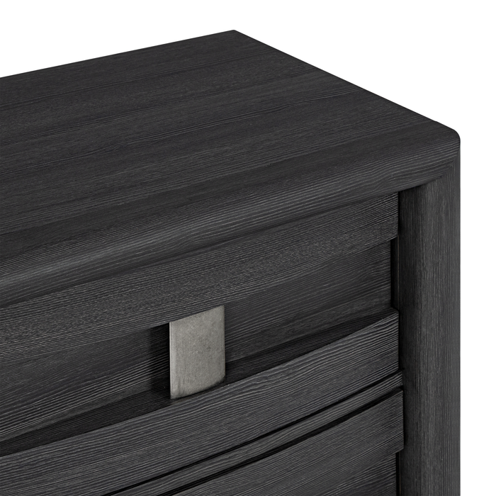 Rocco Bedroom Chest of Drawers, 5-Drawer, 36\"W x 52\"H - Dark Grey