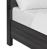 Rocco Storage Bed with 2 Built-In Footboard Drawers & LED Lit Headboard, Dark Grey - King Size | Lit de rangement Rocco avec 2 tiroirs de pied de lit intégrés et tête de lit illuminée à DEL, gris foncé - format très grand lit