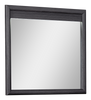 Rocco 5pc Bedroom Set with LED Lit Storage Bed, Dresser & Mirror, Dark Grey - King Size | Ensemble de chambre à coucher Rocco 6 pièces avec lit de rangement illuminé à DEL, commode, miroir et table de nuit, brun clair - format très grand lit