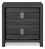 Rocco 6pc Bedroom Set, LED Storage Bed, Dresser, Mirror & Nightstand, Dark Grey - Queen Size | Ensemble de chambre à coucher Rocco 6 pièces avec lit de rangement illuminé à DEL, commode, miroir et table de nuit, gris foncé - format grand lit