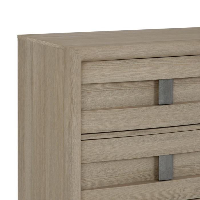 Rocco Bedroom 6-Drawer Dresser, 62\"W x 37\"H - Light Brown