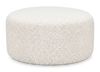 Made in Canada Customizable Sofa Lab Round 38\" Fabric Ottoman – Teddy Riverrock