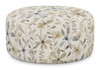 Made in Canada Customizable Sofa Lab Round 38\" Fabric Ottoman – Dust Accent Fabric 