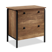 Scout 29.7” 2-Drawer Lateral Filing Cabinet – Etched Oak
