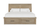 Sonoma Platform Storage Bed with Headboard & Frame, Light Brown - King Size