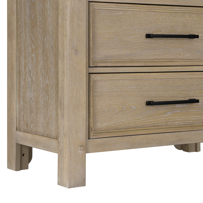 Sonoma Bedroom Chest of Drawers, 6-Drawer, 38\"W x 54\"H - Light Brown