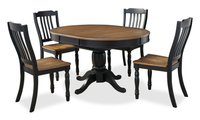Stella 5pc Dining Set with Table & 4 Chairs, 42-57