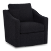 Made in Canada Sofa Lab Customizable Swivel 32" Fabric Accent Chair – Teddy Raven | Fauteuil d’appoint pivotant personnalisable de Sofa Lab de 32 po fabriqué au Canada en tissu - Teddy Raven
