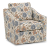 Made in Canada Sofa Lab Customizable Swivel 32" Fabric Accent Chair – Dragonfly Accent Fabric | Fauteuil d’appoint pivotant personnalisable de Sofa Lab de 32 po fabriqué au Canada en tissu - tissu décoratif Dragonfly