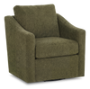 Made in Canada Sofa Lab Customizable Swivel 32" Fabric Accent Chair – Chenille Moss | Fauteuil d’appoint pivotant personnalisable de Sofa Lab de 32 po fabriqué au Canada en tissu - Chenille Moss