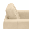Theo 37" Top-Grain Genuine Leather Chair with Removable Back Cushion and Wood Feet – Stone |  Fauteuil Theo de 37 po en cuir véritable de qualité supérieure avec coussin de dossier amovible et pattes en bois - pierre