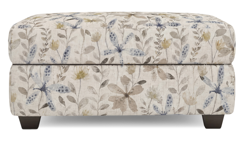 Made in Canada Customizable Sofa Lab Trunk 39\" Fabric Storage Ottoman – Dust Accent Fabric