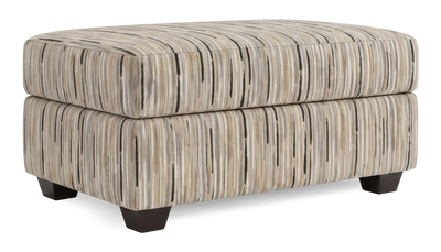 Made in Canada Customizable Sofa Lab Trunk 39" Fabric Storage Ottoman – Mineral Accent Fabric | Pouf de rangement personnalisable Trunk de Sofa Lab de 39 po fabriqué au Canada en tissu - tissu décoratif Mineral