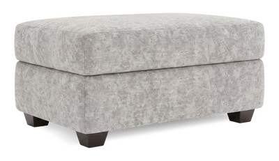 Made in Canada Customizable Sofa Lab Trunk 39" Fabric Storage Ottoman – Plush Oyster | Pouf de rangement personnalisable Trunk de Sofa Lab de 39 po fabriqué au Canada en tissu - Plush Oyster