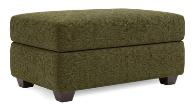 Made in Canada Customizable Sofa Lab Trunk 39" Fabric Storage Ottoman – Chenille Moss | Pouf de rangement personnalisable Trunk de Sofa Lab de 39 po fabriqué au Canada en tissu - Chenille Moss