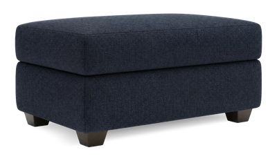 Made in Canada Customizable Sofa Lab Trunk 39" Fabric Storage Ottoman – Chenille Pacific | Pouf de rangement personnalisable Trunk de Sofa Lab de 39 po fabriqué au Canada en tissu - Chenille Pacific