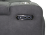 Venture 70.08” Faux Suede Power Reclining Loveseat with Power Headrests, Cupholders, and USB Port - Grey | Causeuse à inclinaison électrique Venture de 70,08 po en suédine avec appuie-têtes électriques, porte-gobelets et port USB - grise