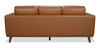 Viero 86.2" Genuine Leather Sofa - Caramel   | Sofa Viero de 86,2 po en cuir véritable - caramel