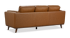 Viero 86.2" Genuine Leather Sofa - Caramel   | Sofa Viero de 86,2 po en cuir véritable - caramel