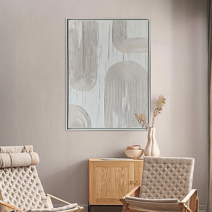 Distant Echoes Hand Painted Heavy Textured Wall Art – 36” x 48”