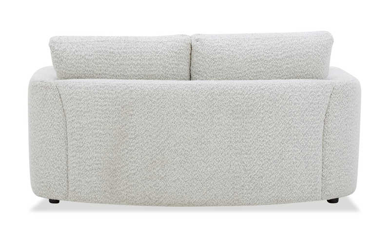 Waverly 68.11” Contemporary Fabric Loveseat with Removable Back Cushion – Linen